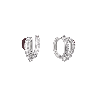 【于文文同款】GOOGMO小众设计双耳圈耳环925银针轻奢高级感耳饰