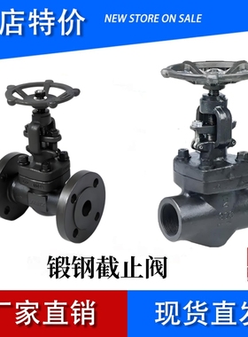 J61H-800LB美标锻钢承插焊截止阀高温高压导热油蒸汽阀锅炉425℃