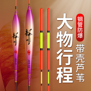 大物漂行程芦苇浮漂鲢鳙漂钓翘嘴鲤鱼专用远投醒目加粗尾防爆加固