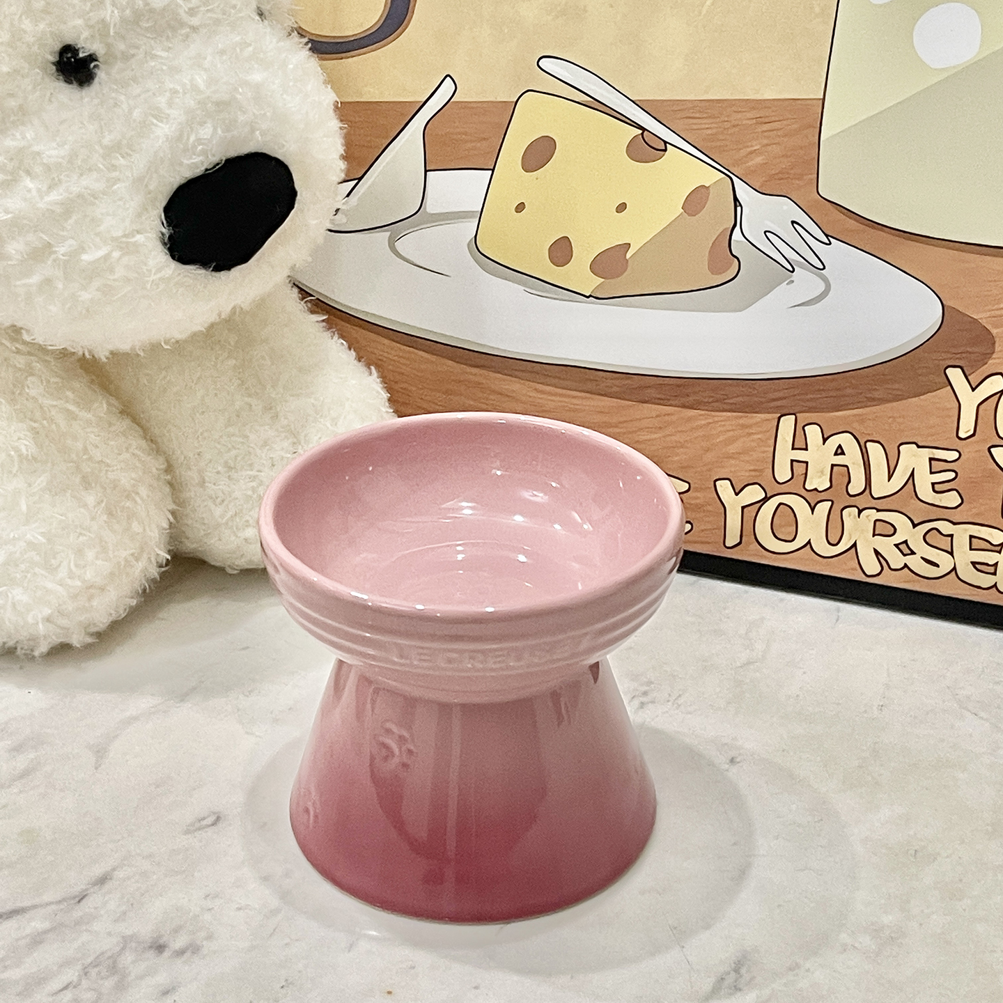 多巴胺宠物碗陶瓷猫碗小狗喝水碗