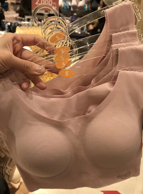 日本专柜采购sloggi无痕内衣水滴款无钢圈运动内衣超薄隐形文胸