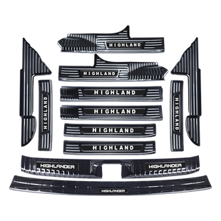 适用丰田汉兰达皇冠陆放门槛条保护改装配件迎宾踏板装饰用品大全