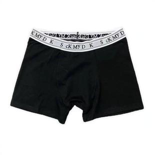 现货自主ThugClub恶搞标语外露搭配莫代尔棉内裤 趣味小众平角内裤