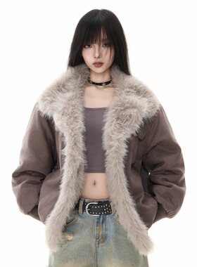 冬季保暖棉衣长袖宽松短款外套立领运动时尚男士百搭棉服翻领夹克