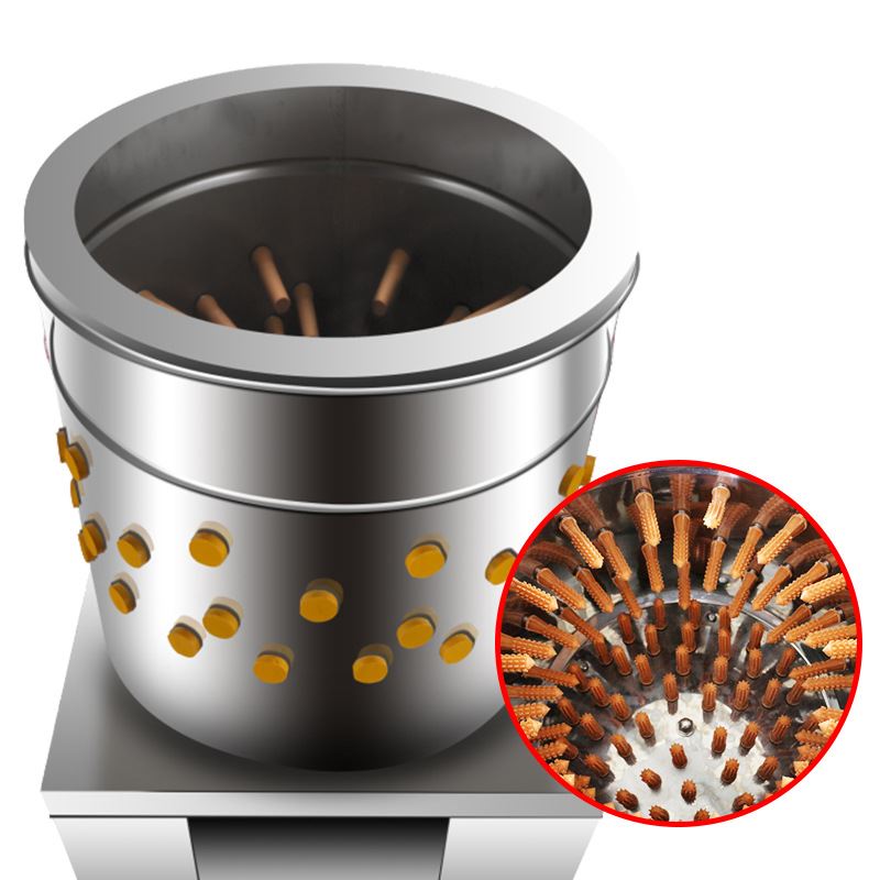 涡轮款商用鸡鸭鹅脱毛机设备 家禽脱毛机立式打毛去毛机