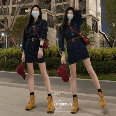 秋冬203新款女早春短裙茶系穿搭