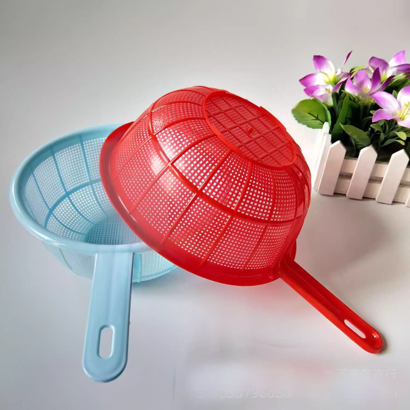 带把米漏厨房塑料洗米筛篮淘米篮洗菜篮带把米篮沥水沥水淘米盆