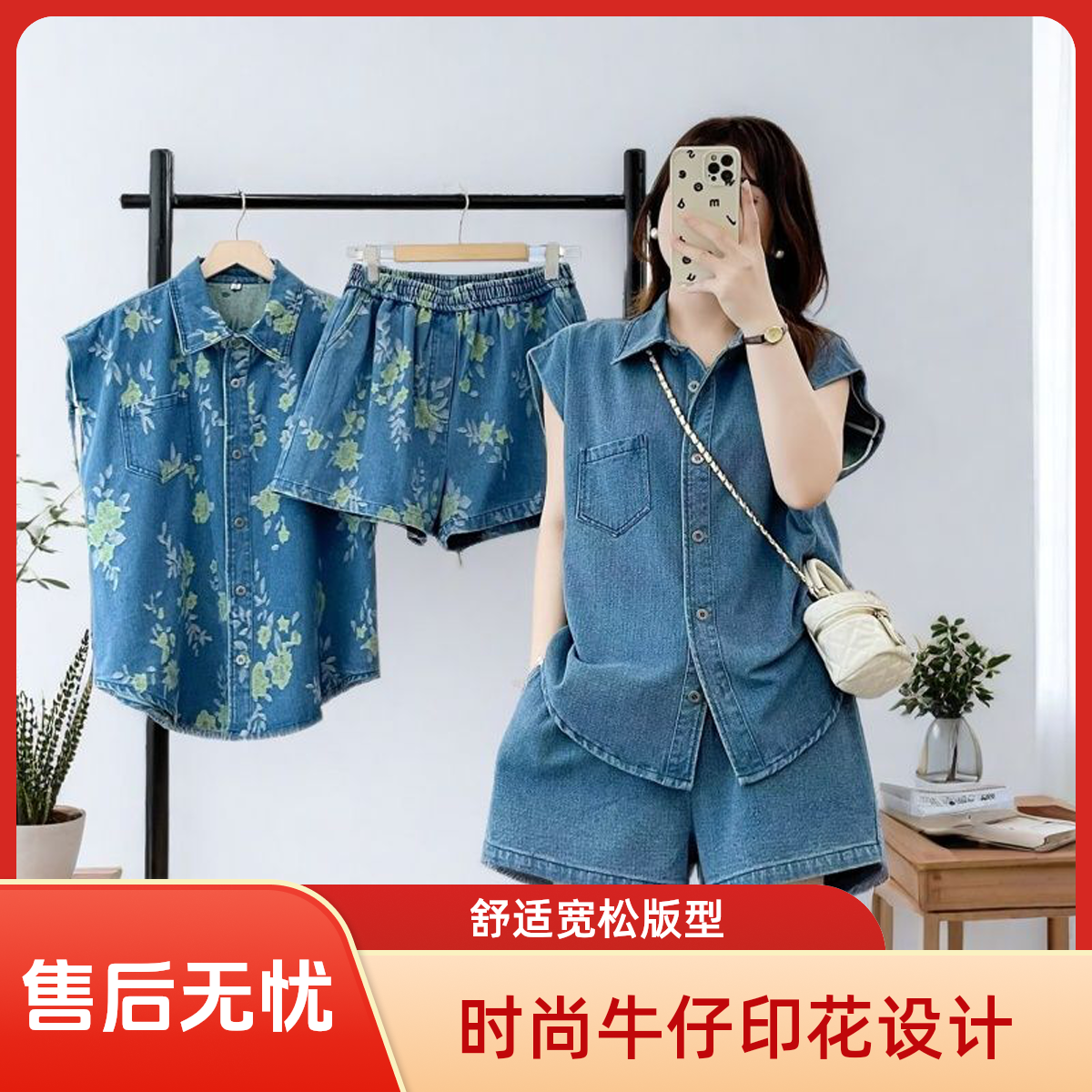 新款两件套装短裤夏季拍mm2025