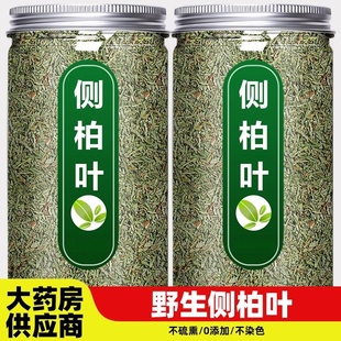 侧柏叶中药材扁侧伯叶干新鲜野生柏树叶粉无患子何首乌皂角洗发水