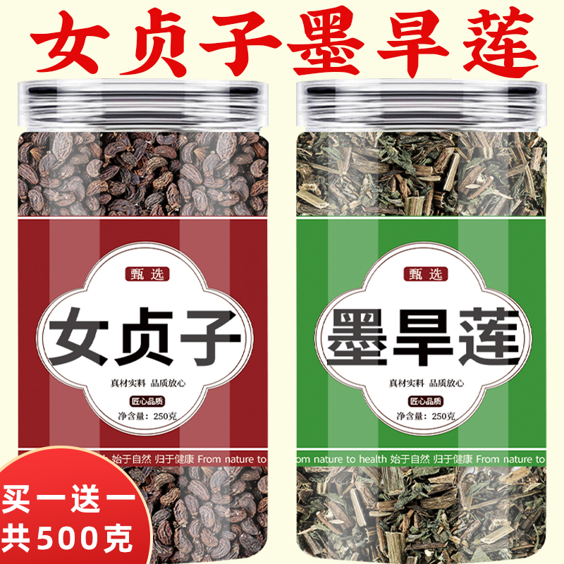 女贞子墨旱莲正宗中药材养生泡水