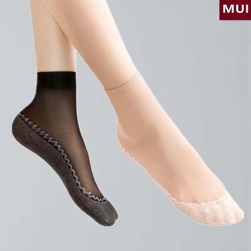 日本MUI防滑棉底夏季耐磨丝袜