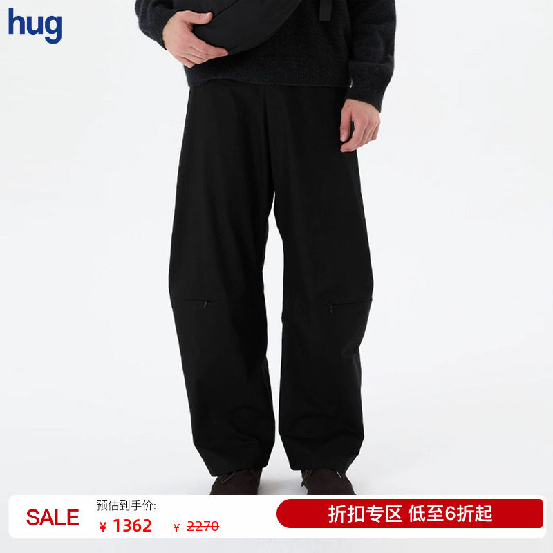 AMOMENTO休闲宽松阔腿长裤图片