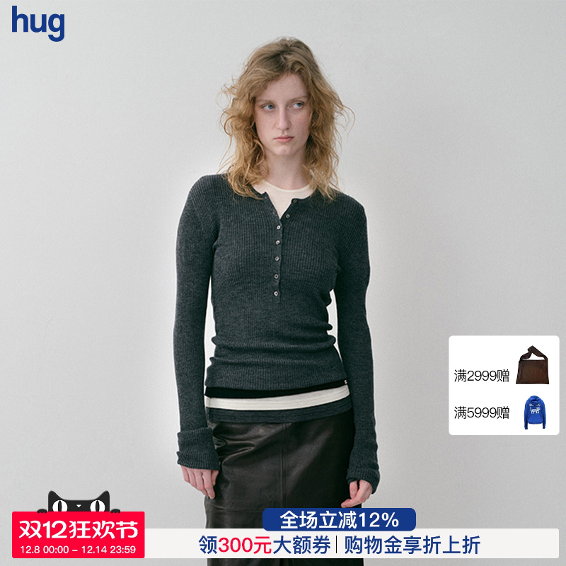 NODIRECTION+绵羊毛针织套衫