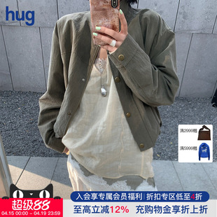【ICE DUST】hug 2026春夏新款立领拉链夹克