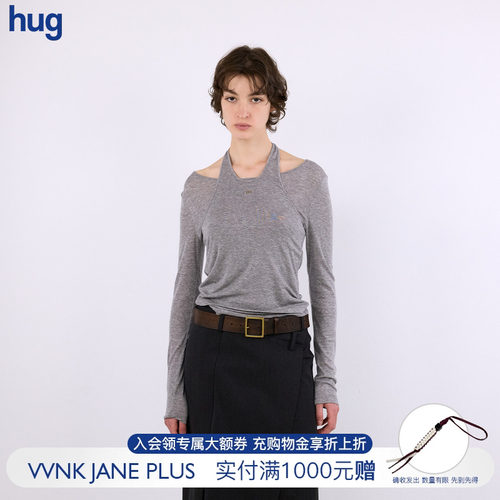 VVNKJANEPLUS挂脖打底衫
