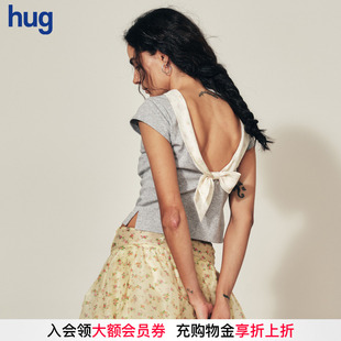 2026春夏新款 MARCHEN hug T恤 降落上衣双面穿设计感短袖