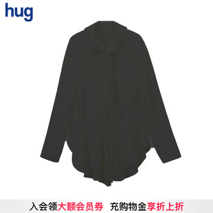 纯色花边流苏衬衫 ASSIGNMENTS hug 2025早春新款
