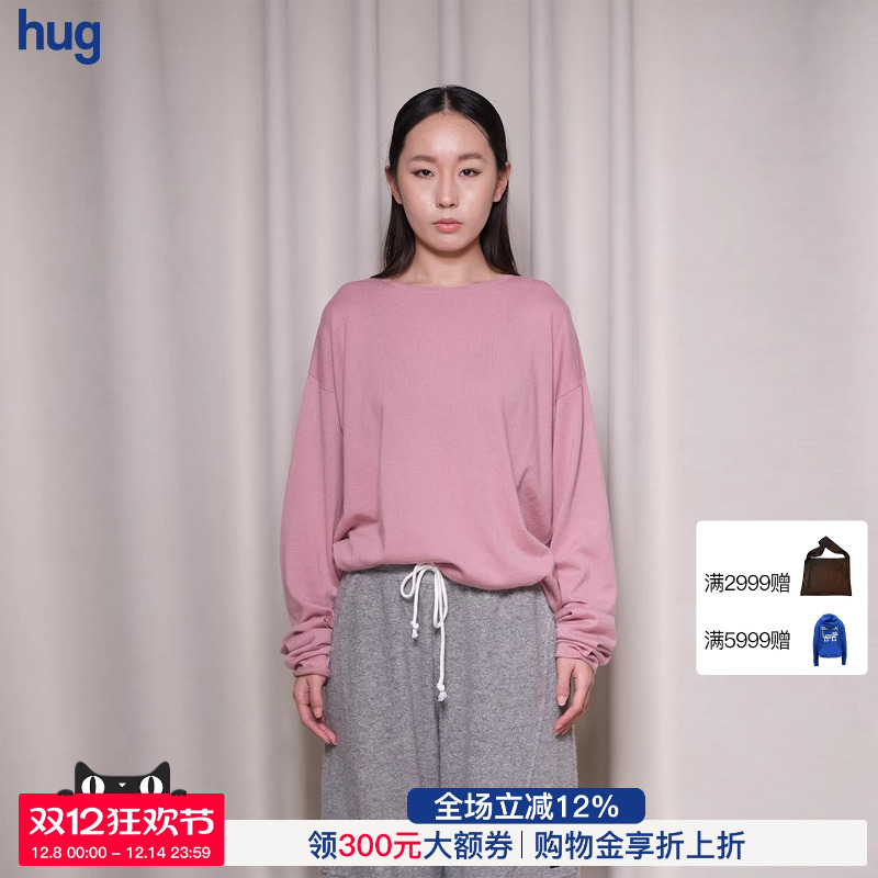 2025秋冬新款圆领长袖套头衫