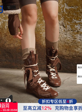 【27QUAI GROSMOTT】hug 新款猎装拳击靴