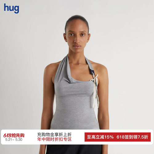 PALOMAWOO挂脖露背背心