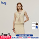 2025鹅黄色绑带针织背心 hug AETNA PROJECT