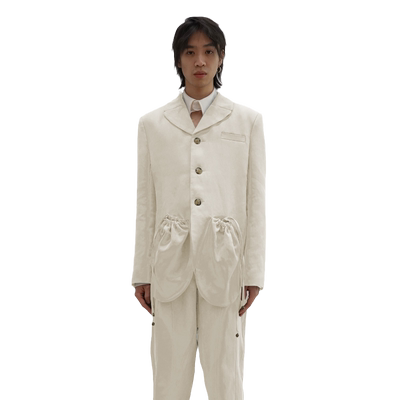 垫肩纯色西装外套STRONGTHE