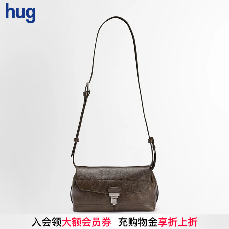 LEMAIRE简约牛皮革小号斜挎包
