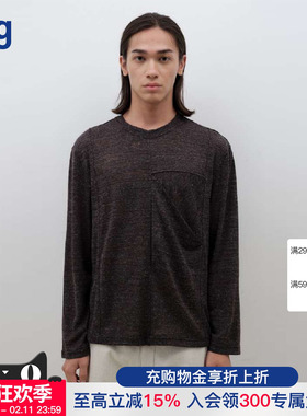 【NULLUS】hug 2026早春新款拼布长袖T恤