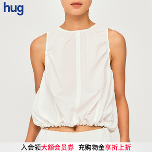 2025早春新款 hug 純色軟殼背心上衣 COMMXN