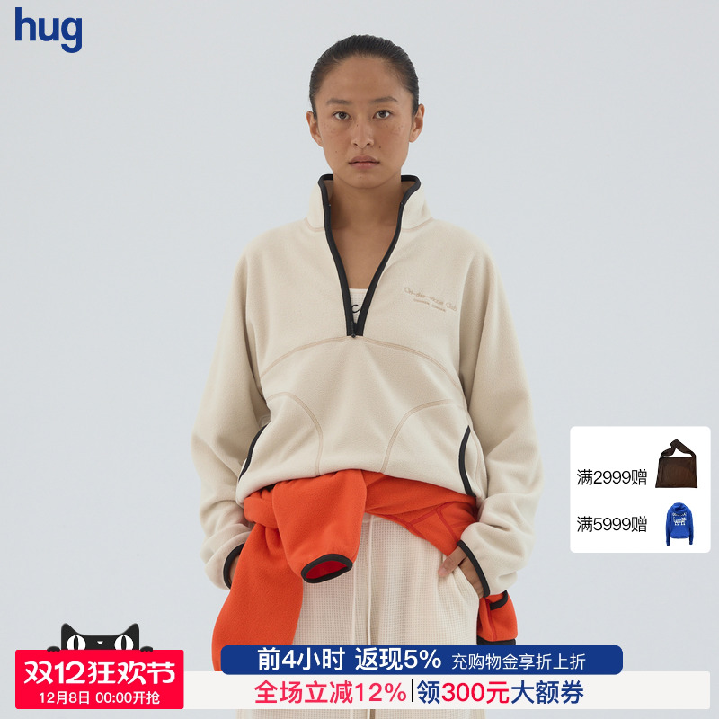 COMMXNCOMMXN半拉链抓绒卫衣