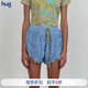 2025拼色拼布短裤 hug EDWARD CUMING