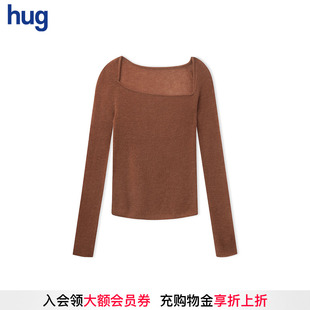 g2026早春新款 hug SENSES 简约不对称毛衣 HER