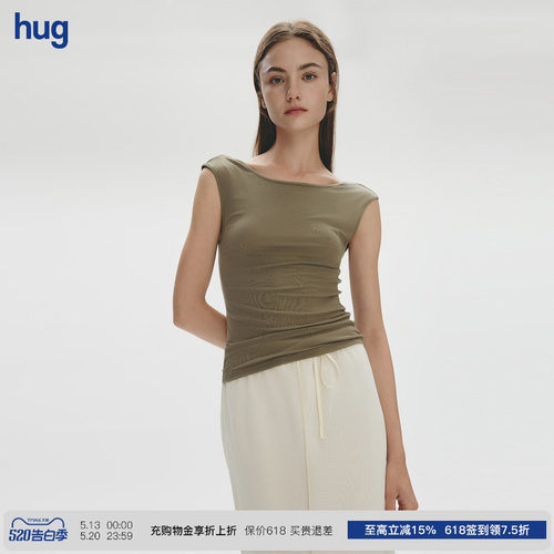HERSENSES何识露背T恤