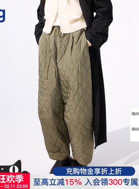 【COMMXN COMMXN】hug 2025秋冬新款休闲长裤气球棉裤