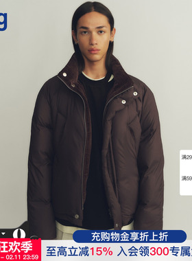 【NULLUS】hug 2025秋冬新款双口袋拉链面包服