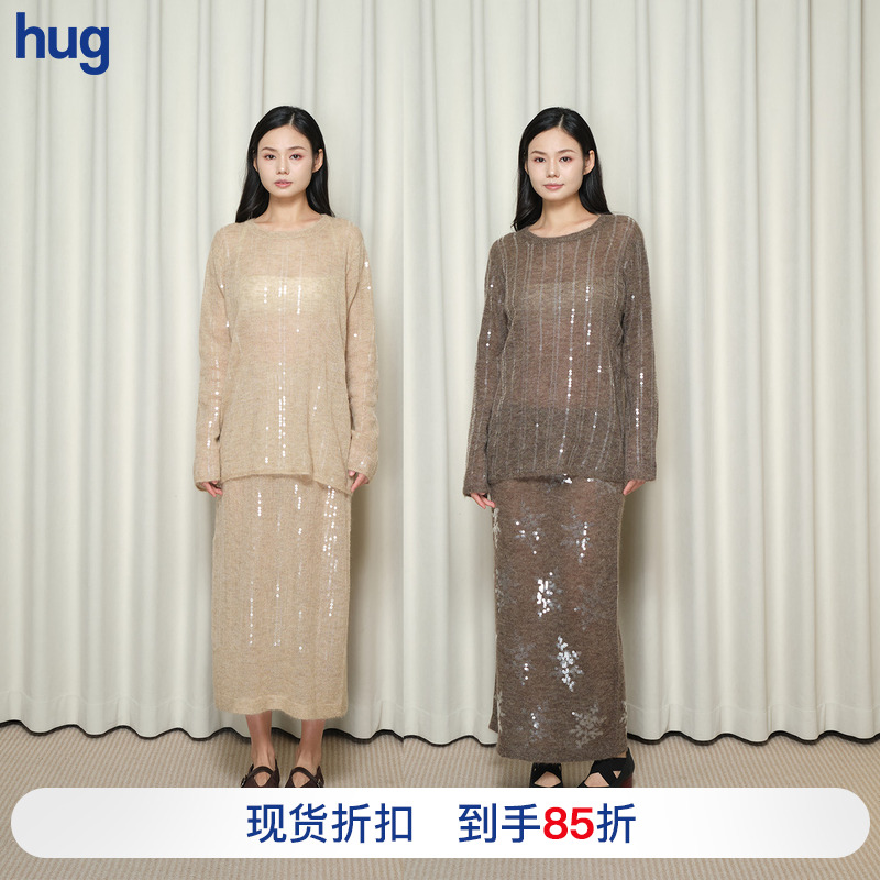 SWAYING25新款珠片绣羊驼毛上衣