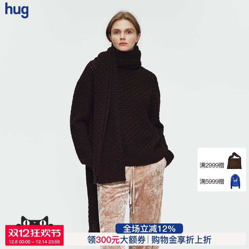 AETNAPROJECT乌木色格纹套衫