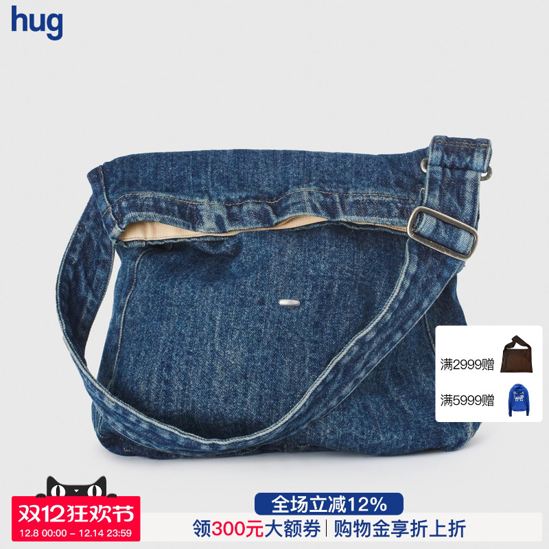 OURLEGACY斜挎包水桶牛仔单肩包