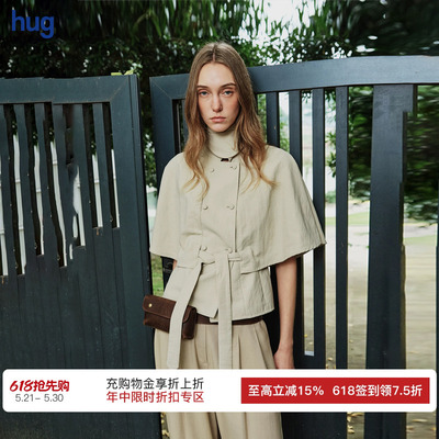 PANNPANN斗篷式轻防风外套