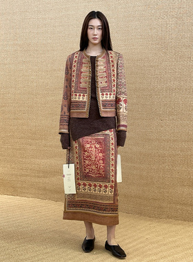 【INTO THE EAST】hug 2024秋冬新中式柞蚕丝手工盘扣西装外套