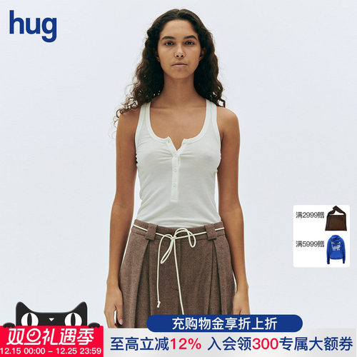 纽扣THEGARMENT纽扣无袖背心