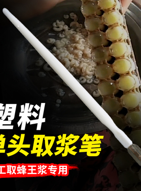 单头塑料取浆笔养蜂用品工具蜂具挖蜂王浆皇育王移虫取浆笔养蜜蜂