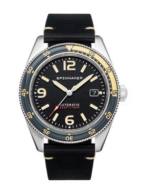 新款英国SPINNAKER复古潜水自动机械手表FLEUSS男士夜光SP5055