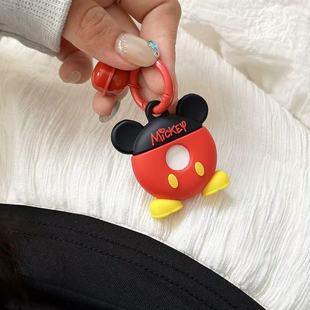 米奇屁股airtag全包防水定位保护壳适用苹果追踪器保护套防丢器扣