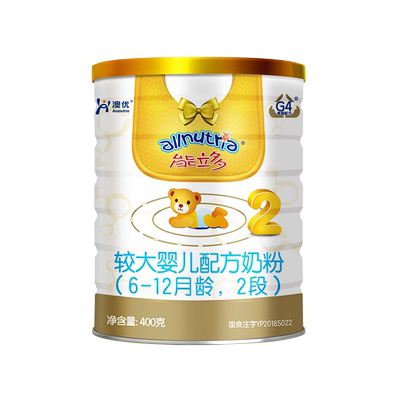 澳优2段宝宝直营婴幼儿配方奶粉