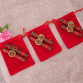 东南桃木宝宝哭闹压惊床头防噩梦保平安五帝钱平安福禄实木小挂件