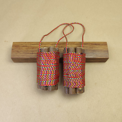 五彩绳东南桃木随身七根桃枝