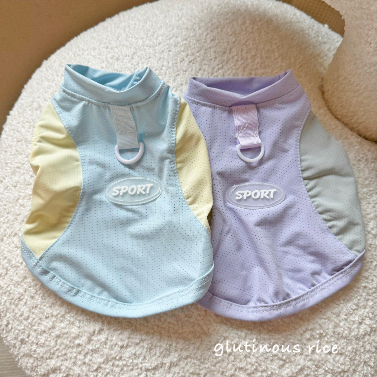 冰丝狗狗衣服凉凉衣夏季薄款透气凉感背心猫咪宠物防晒服比熊柯基