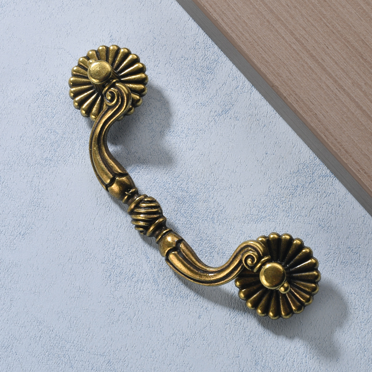 厂家直销美式套房橱柜拉手 美式实心抽屉书柜门复古把手 家具五金