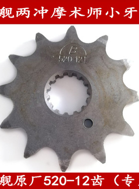 恒舰两冲250越野摩托车魔术师MT250发动机小飞 12齿小齿轮 小链轮